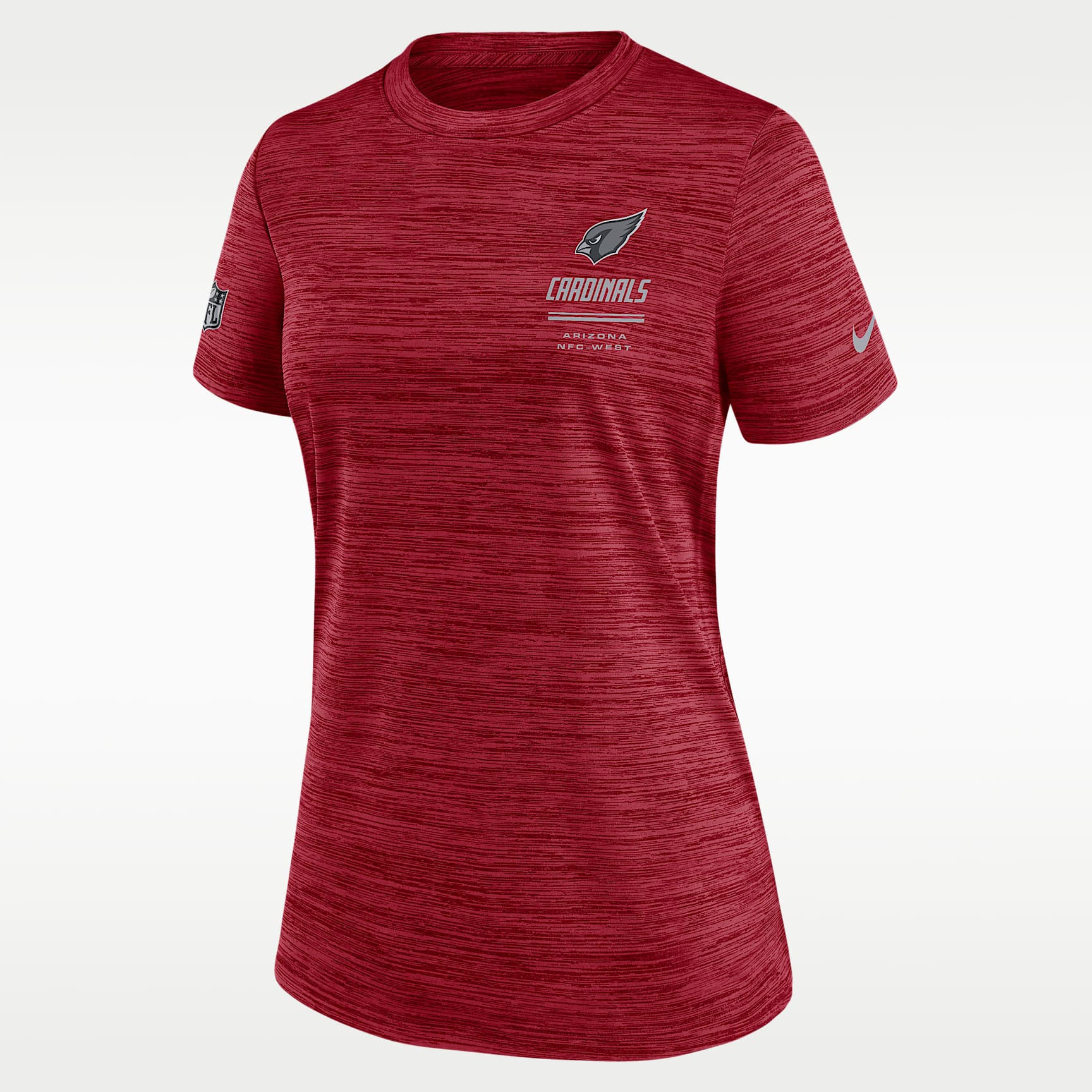 Arizona Cardinals Sideline Velocity Women's Nike Dri-FIT NFL T